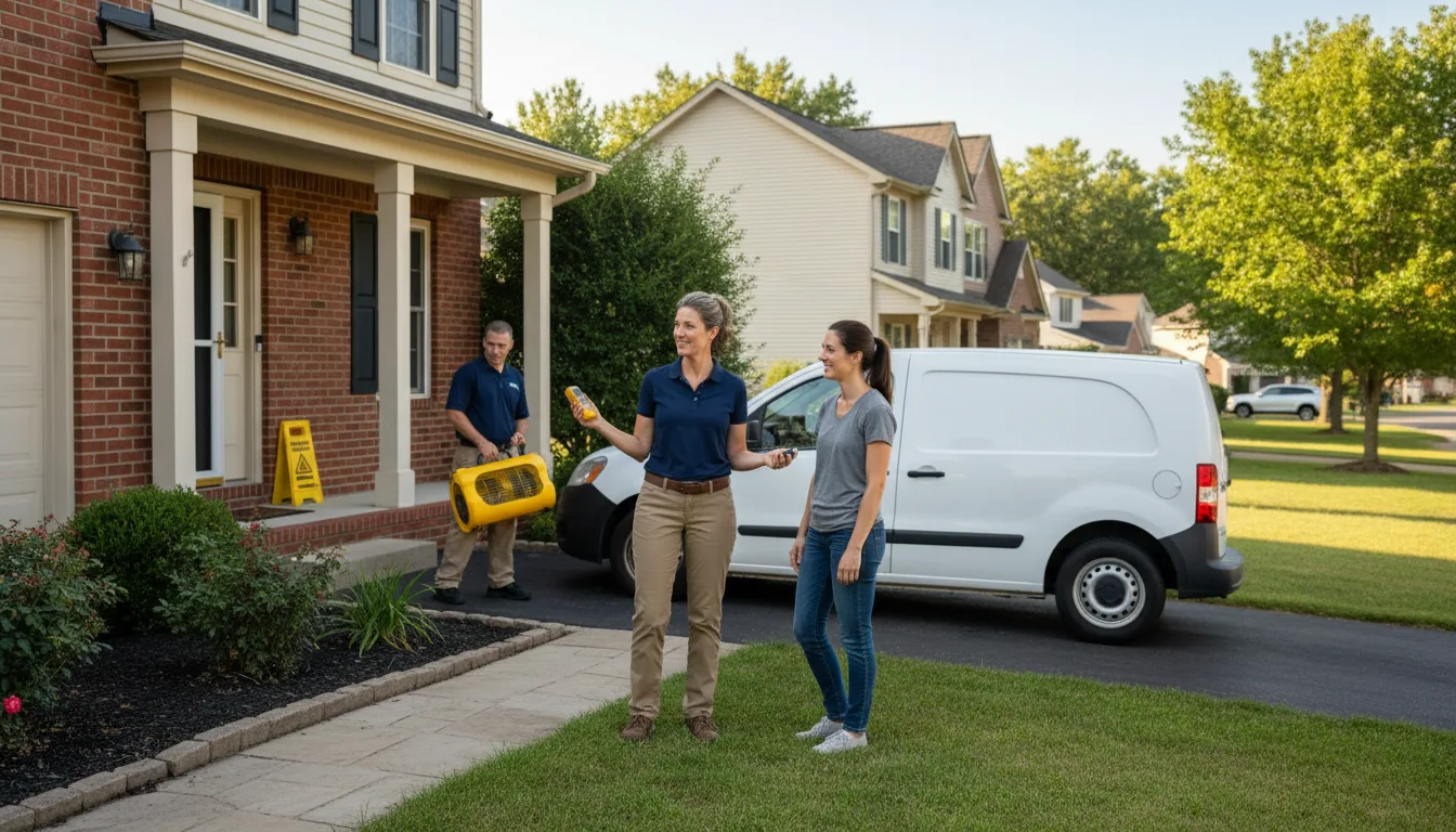 Residential water damage restoration in Bedrock, CO